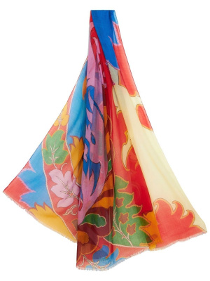 

Cashmere abstract-pattern scarf, ETRO Cashmere abstract-pattern scarf