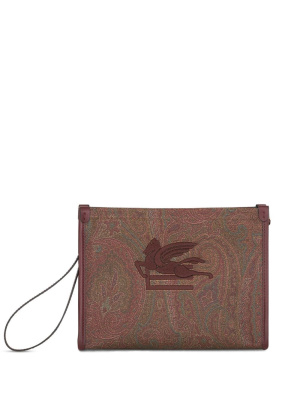 

Paisley-print logo wallet, ETRO Paisley-print logo wallet