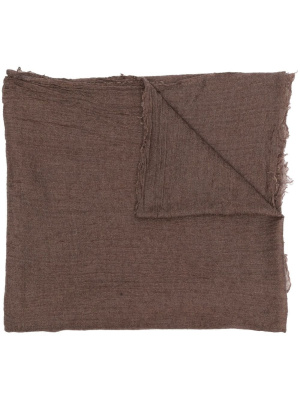 

Frayed cashmere-silk scarf, Rick Owens Frayed cashmere-silk scarf