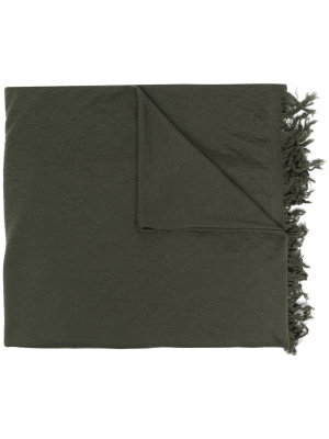 

Fringe-detail wool scarf, Rick Owens Fringe-detail wool scarf