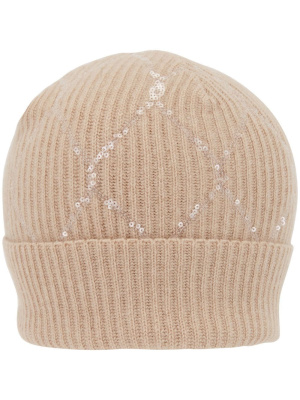 

Sequinned cashmere beanie, Brunello Cucinelli Sequinned cashmere beanie