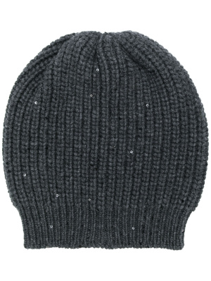 

Chunky knit beanie, Brunello Cucinelli Chunky knit beanie