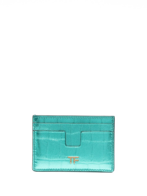 

Crocodile-effect leather cardholder, TOM FORD Crocodile-effect leather cardholder