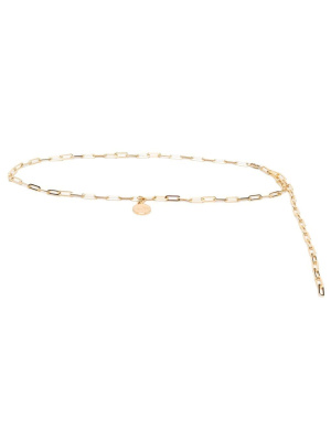 

Logo-charm chain-link belt, TOM FORD Logo-charm chain-link belt