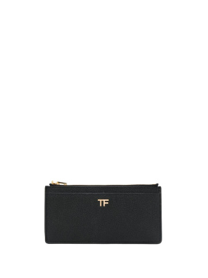 

Logo-plaque leather wallet, TOM FORD Logo-plaque leather wallet