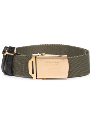 

Debossed-logo buckle belt, TOM FORD Debossed-logo buckle belt