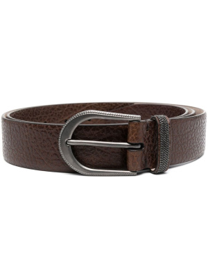 

Grained leather belt, Brunello Cucinelli Grained leather belt