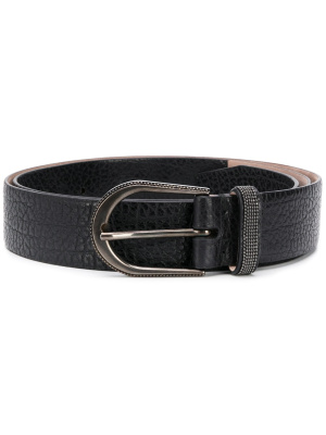 

Crystal-embellishment belt, Brunello Cucinelli Crystal-embellishment belt