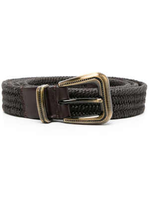 

Braided buckle belt, Brunello Cucinelli Braided buckle belt