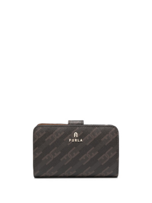 

Logo-lettering leather wallet, Furla Logo-lettering leather wallet