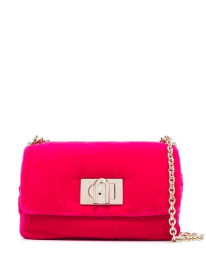 

Velvet logo-buckle shoulder bag, Furla Velvet logo-buckle shoulder bag