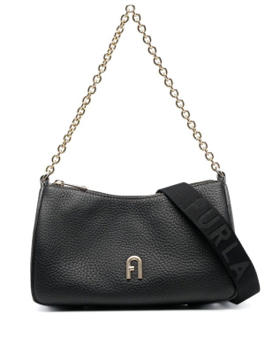 

Embossed logo leather cross body bag, Furla Embossed logo leather cross body bag