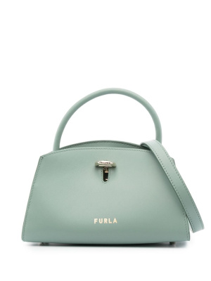 

Logo-stamp leather tote bag, Furla Logo-stamp leather tote bag