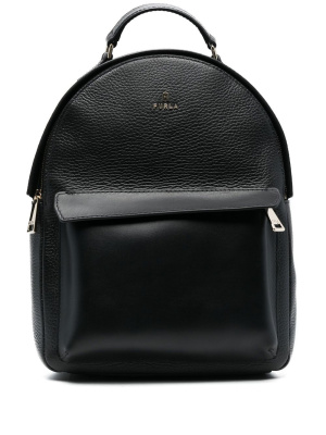 

Front-pouch leather backpack, Furla Front-pouch leather backpack