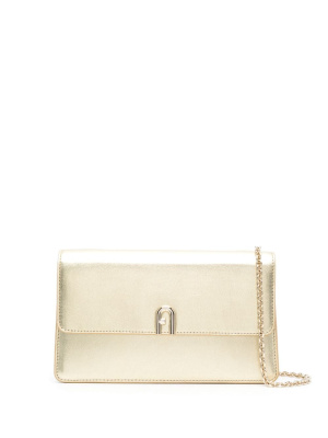 

1927 leather clutch bag, Furla 1927 leather clutch bag
