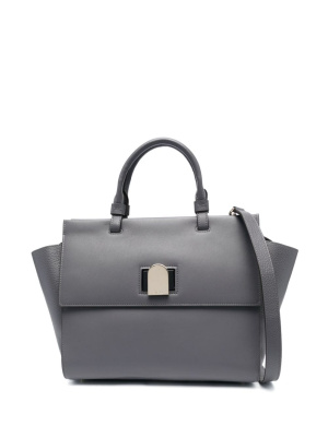 

Logo-plaque leather tote bag, Furla Logo-plaque leather tote bag
