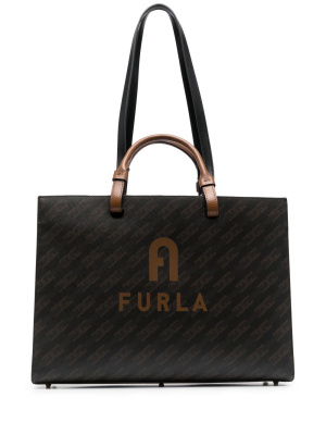 

Logo-print tote bag, Furla Logo-print tote bag