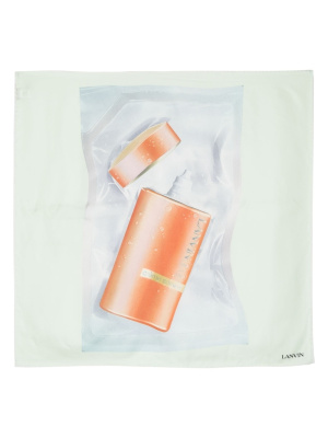 

Graphic-print silk scarf, Lanvin Graphic-print silk scarf