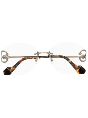 

Rimless round glasses, Lanvin Rimless round glasses