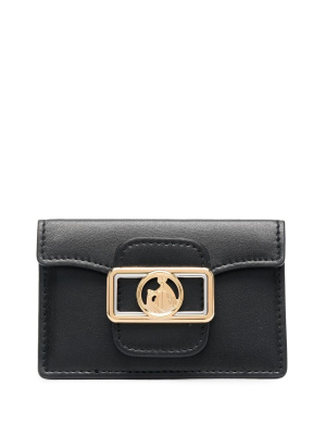 

Logo-plaque detail foldover wallet, Lanvin Logo-plaque detail foldover wallet