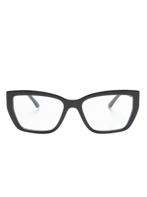 

Logo-plaque square-frame glasses, Bvlgari Logo-plaque square-frame glasses