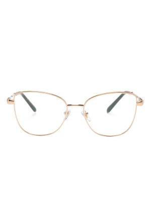 

Oversize metal-frame glasses, Bvlgari Oversize metal-frame glasses