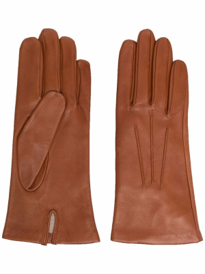 

Leather stitch-detail gloves, Mackintosh Leather stitch-detail gloves