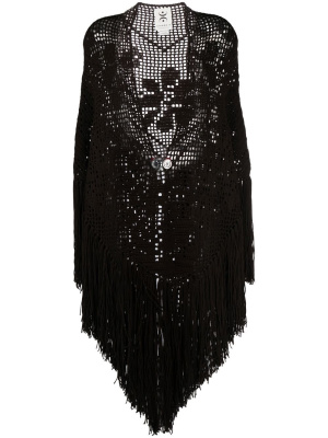 

Chiara crochet fringed shawl, Mackintosh Chiara crochet fringed shawl