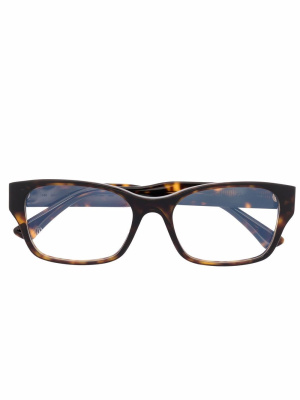 

Tortoise square glasses, Cartier Eyewear Tortoise square glasses