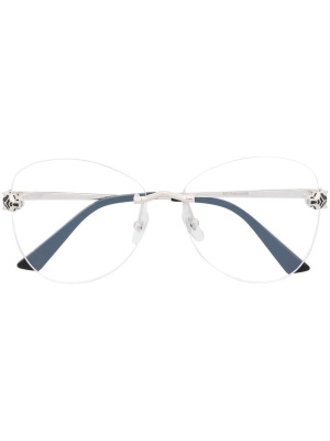 

Panther frameless glasses, Cartier Eyewear Panther frameless glasses