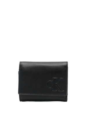 

Embossed-logo trifold wallet, Calvin Klein Jeans Embossed-logo trifold wallet