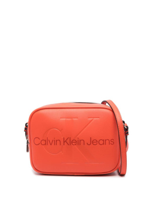 

Logo-debossed crossbody bag, Calvin Klein Jeans Logo-debossed crossbody bag
