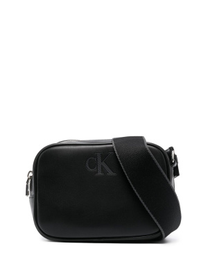 

Embossed-logo shoulder bag, Calvin Klein Jeans Embossed-logo shoulder bag