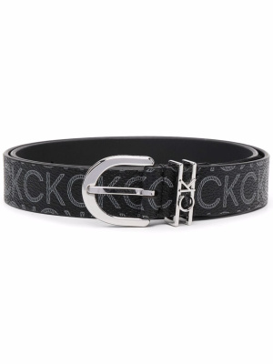 

Must Loop monogram-logo belt, Calvin Klein Must Loop monogram-logo belt