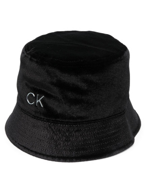 

Logo velvet bucket hat, Calvin Klein Logo velvet bucket hat