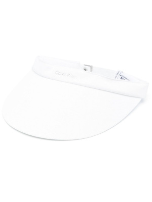 

Logo-plaque cotton visor, Calvin Klein Logo-plaque cotton visor
