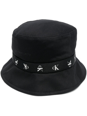 

Logo-strap cotton bucket hat, Calvin Klein Logo-strap cotton bucket hat