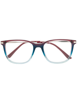 

Two-tone square-frame glasses, Calvin Klein Two-tone square-frame glasses