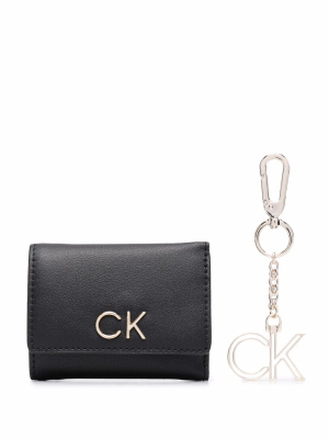 

Tri-fold wallet-keychain set, Calvin Klein Tri-fold wallet-keychain set