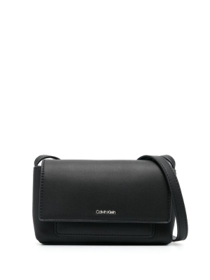 

Logo-lettering crossbody bag, Calvin Klein Logo-lettering crossbody bag