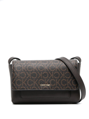 

Monogram-print crossbody bag, Calvin Klein Monogram-print crossbody bag