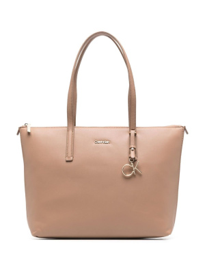 

Logo-charm tote bag, Calvin Klein Logo-charm tote bag