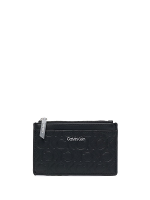 

Logo-de bossed cardholder, Calvin Klein Logo-de bossed cardholder