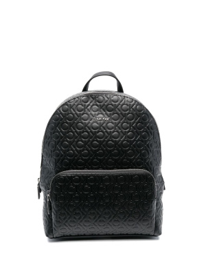 

Monogram-pattern backpack, Calvin Klein Monogram-pattern backpack