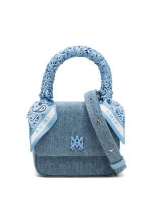 

Micro Ma denim crossbody bag, AMIRI Micro Ma denim crossbody bag