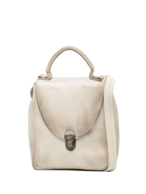 

Bleached leather shoulder bag, Cherevichkiotvichki Bleached leather shoulder bag