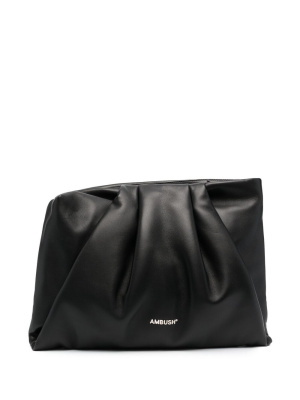 

Large ruched clutch bag, AMBUSH Large ruched clutch bag