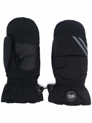 

Logo-patch feather-down mittens, Canada Goose Logo-patch feather-down mittens