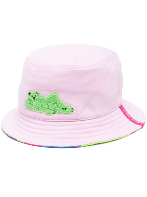 

X Paola Pivi bear-motif bucket hat, Canada Goose X Paola Pivi bear-motif bucket hat