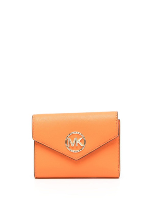 

Logo-plaque leather wallet, Michael Michael Kors Logo-plaque leather wallet